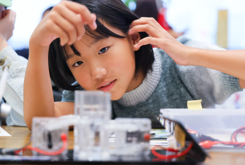 科学のびっくり箱!なぜなにレクチャーの様子