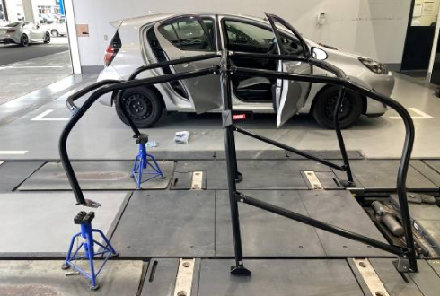 ラリーカー製作の様子