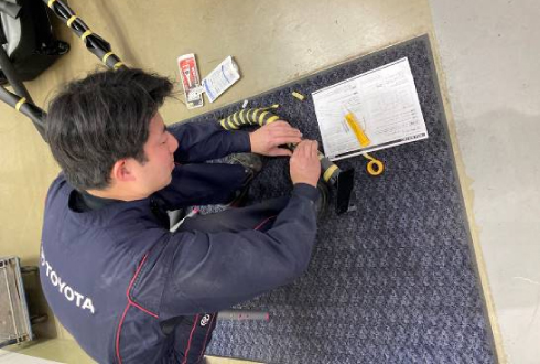 ラリーカー製作の様子