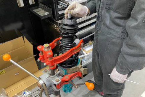 ラリーカー製作の様子