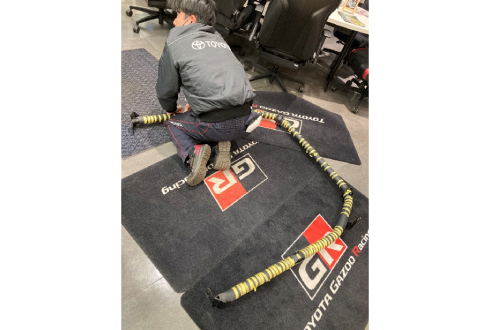 ラリーカー製作の様子