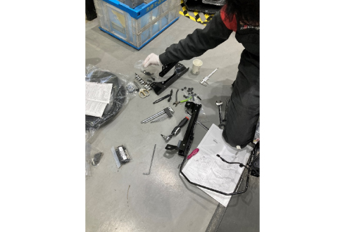 ラリーカー製作の様子