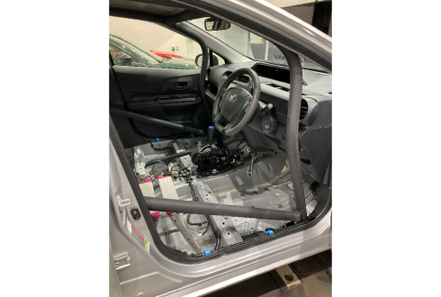 ラリーカー製作の様子