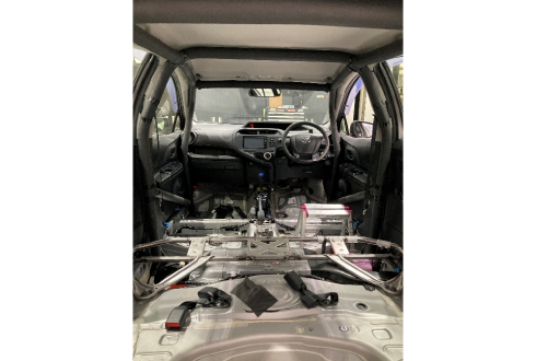 ラリーカー製作の様子