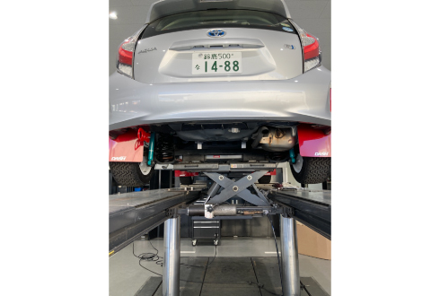 ラリーカー製作の様子