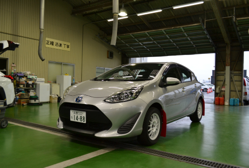 ラリーカー製作の様子