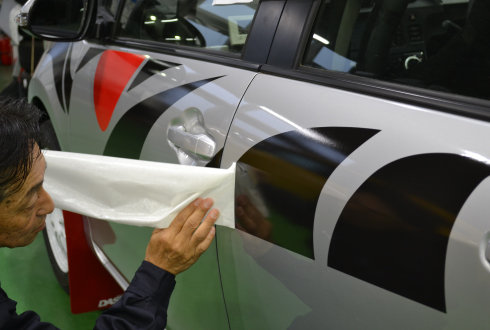 ラリーカー製作の様子