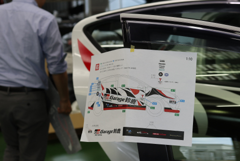 ラリーカー製作の様子