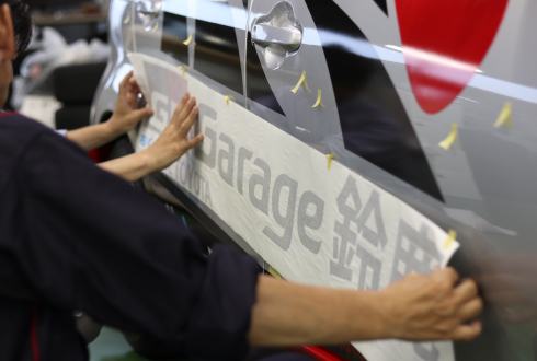 ラリーカー製作の様子